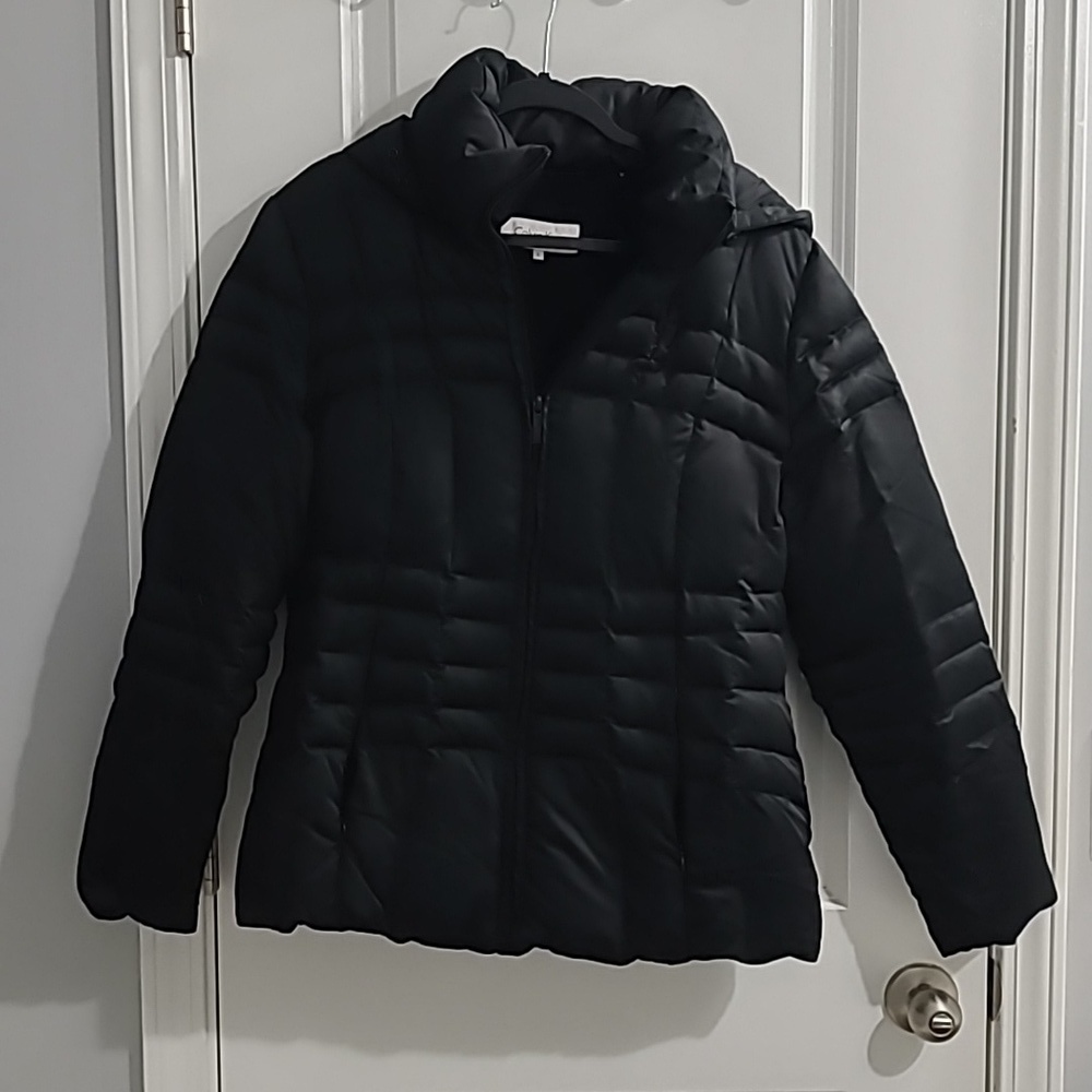 Calvin Klein Down Jacket With Hood Sz L